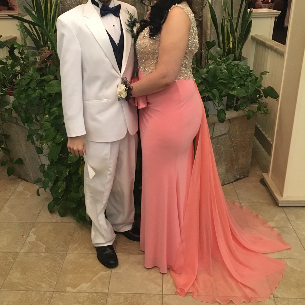 Pink/Peach Prom Dress